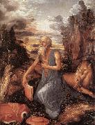 Albrecht Durer St Jerome in the Wilderness oil